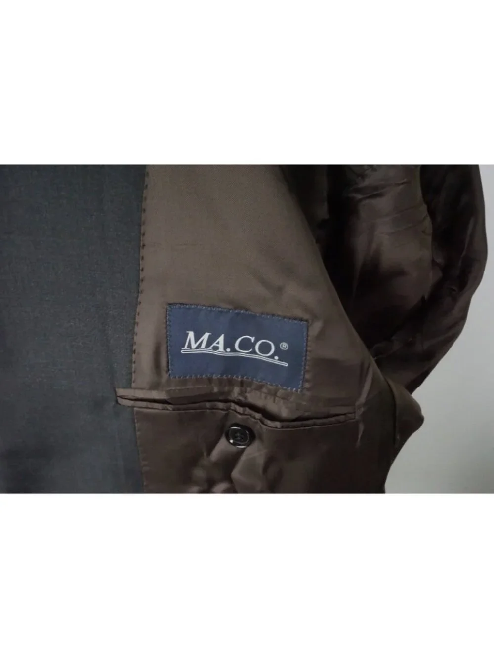 Raffaele Caruso x MA.CO Gray S120s Wool 2Pc Suit Jacket Pant 42R BRAND NEW
